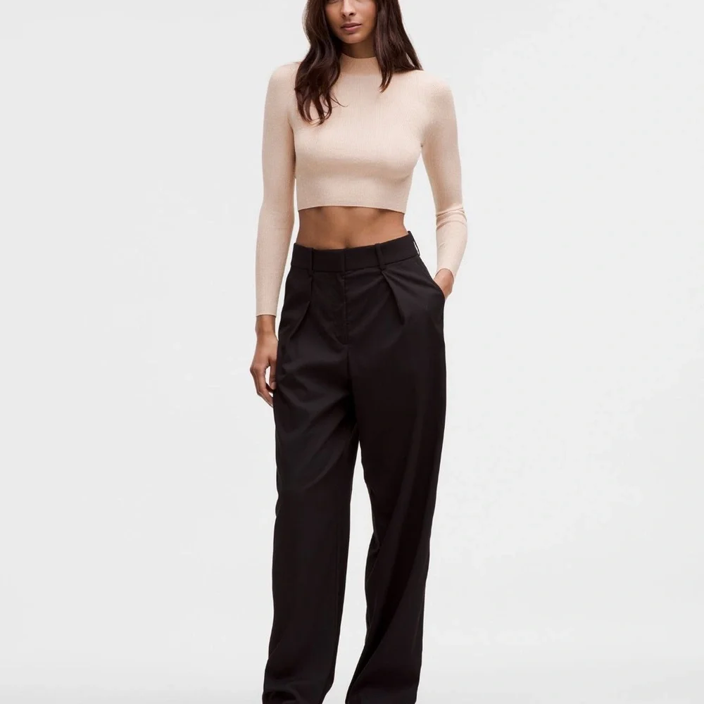 NEW WITH TAGS Lululemon Athletica GLITTER KNIT TWIST BACK LONG SLEVE - Picture 3 of 6